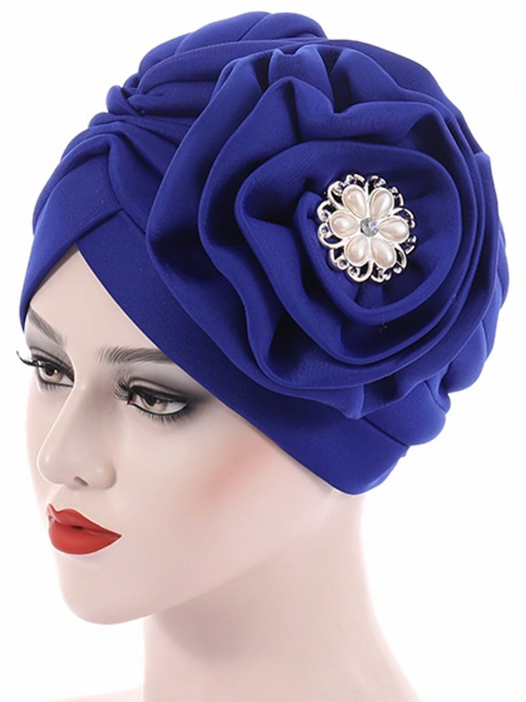 

Winter Female Turban Caps Cross Ready To Wear Headscarf Bonnet Arab Head Wraps African Women Braid Turbans Auto Gele Headties