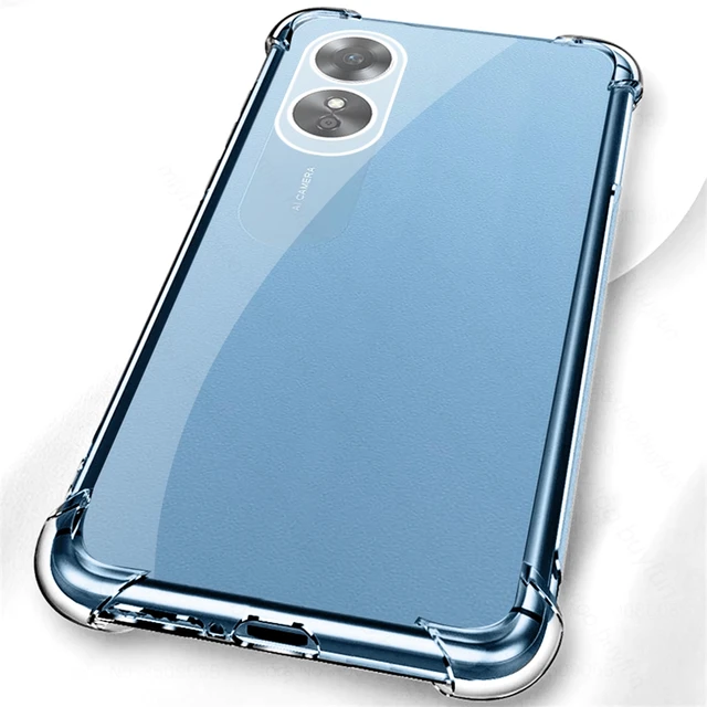 Clear Air-bags Soft Silicone Protect Fundas For Oppo A17 4G Case Cover Oppoa17 Orro Opo A17 A 17 4G Shockproof Phone Back Cover 1