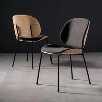 nordic backrest dining chair personality desk stool simple modern designer creative negotiating chairs family sillas de comedor