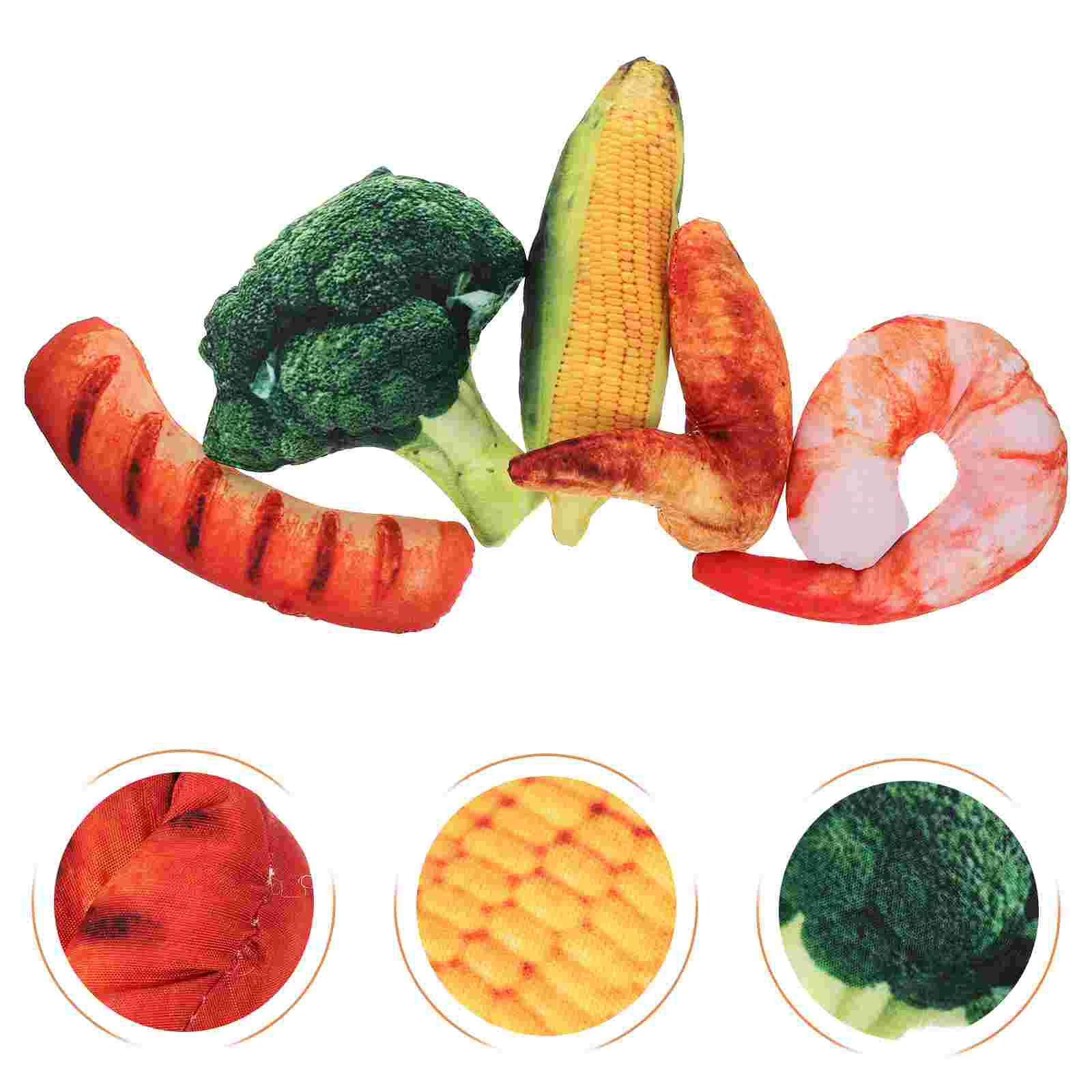 

5 шт. расслабляющие игрушки для питомцев против укусов, игрушки для питомцев в форме еды, игрушки для питомцев, интерактивные игрушки для пит...