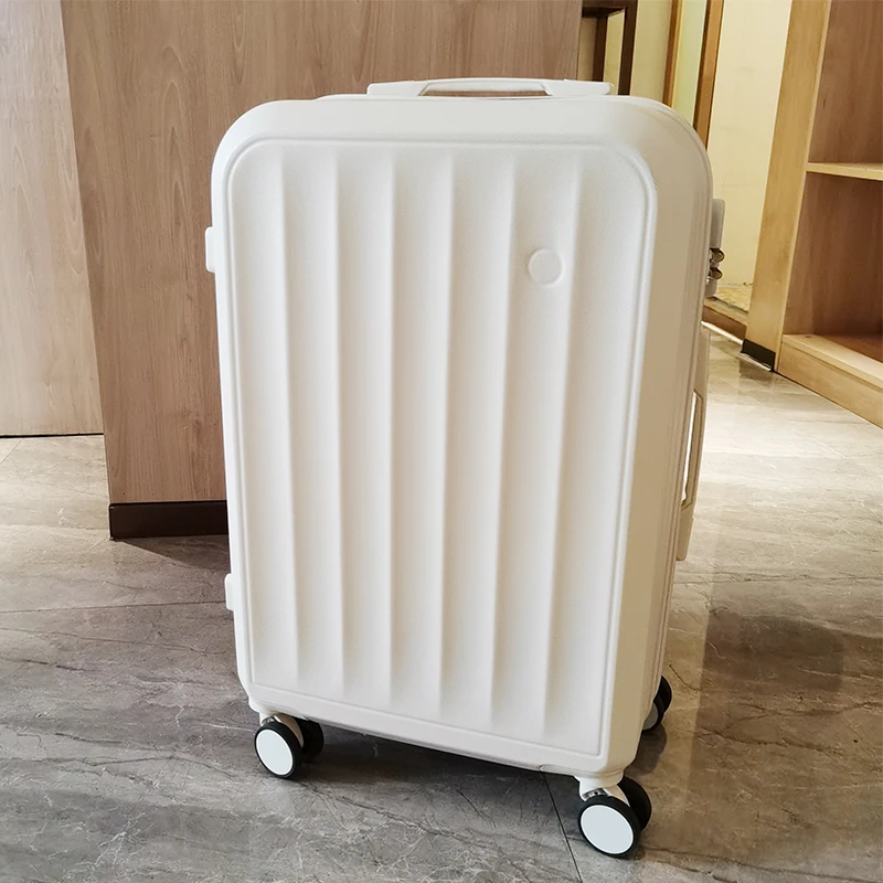 Travel Suitcase trolley luggage set ABS+PC Women cabin cosmetic luggage rolling luggage set Cup holders lightweight luggage