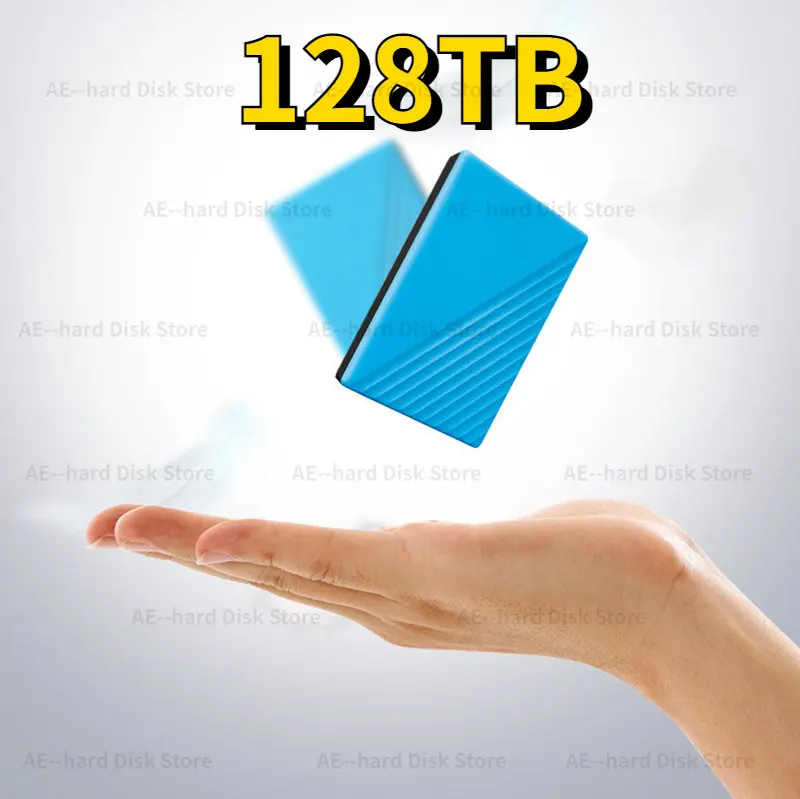

2023 Original High-speed 128TB SSD Portable External Solid State Hard Drive USB3.1 Interface HDD Mobile disco duro For Laptop