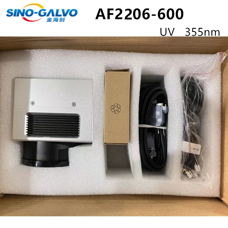 УФ-головка Galvo SINO-GALVO AF2206-600 Запчасти для УФ-машины Head 355 нм