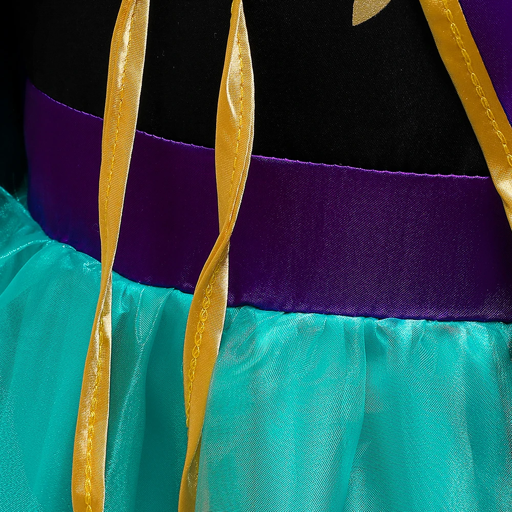 Платье Снежной Королевы На Хэллоуин Для Девочек Карнавальный Костюм Принцессы