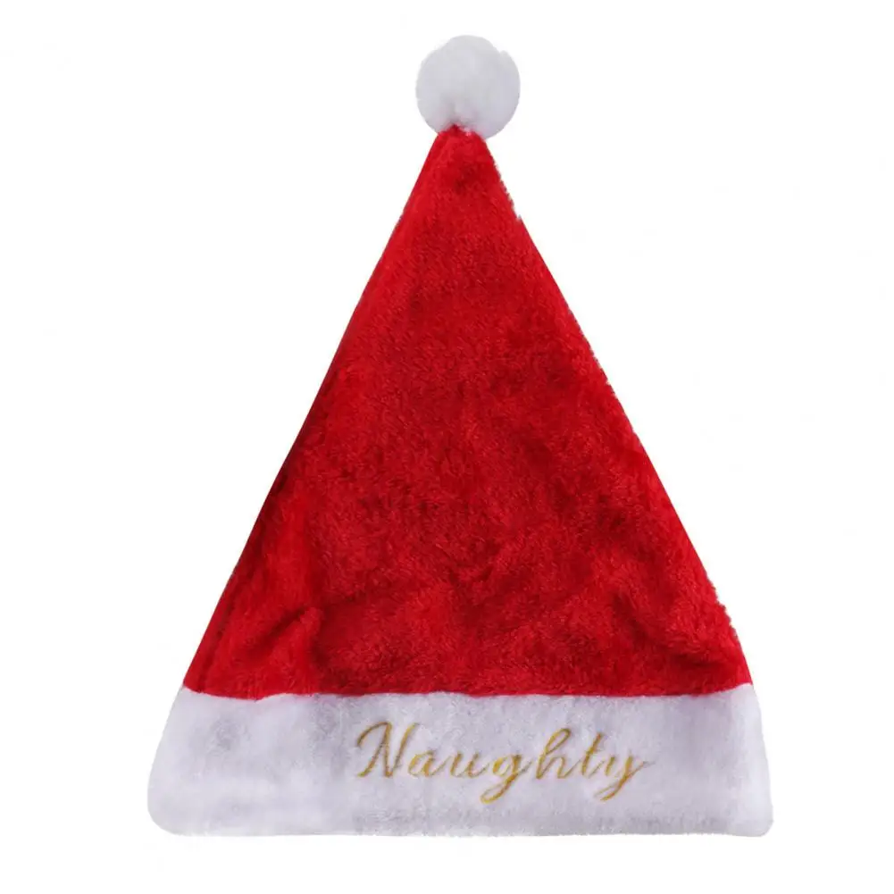 

Fashion Xmas Hat Durable Vibrant Red Holiday Xmas Hat Adult Christmas Hat Christmas Hat