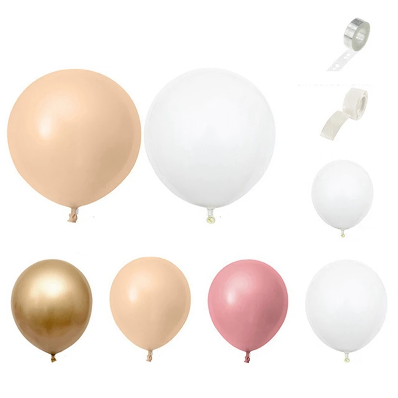 

Воздушные шары в форме арки, белые, винтажные, розовые, цветные шары для вечерние ринки, свадьбы, дня рождения, украшение для будущей мамы