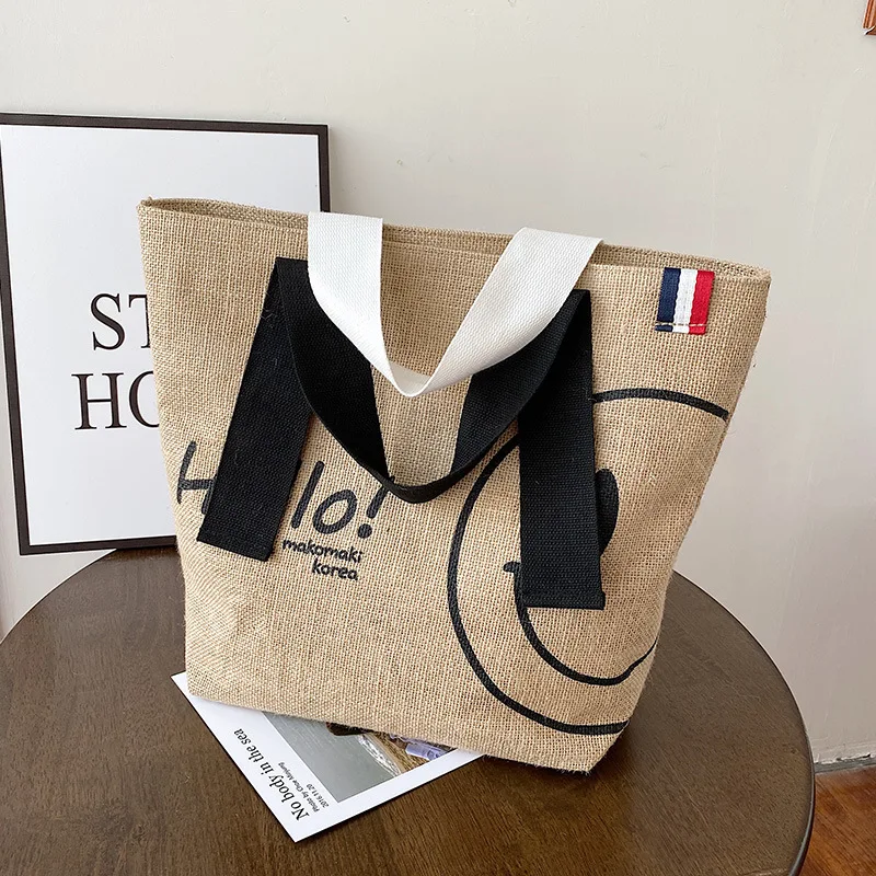 Вместительная сумка-тоут сумки для женщин милая Повседневная сумка покупок из