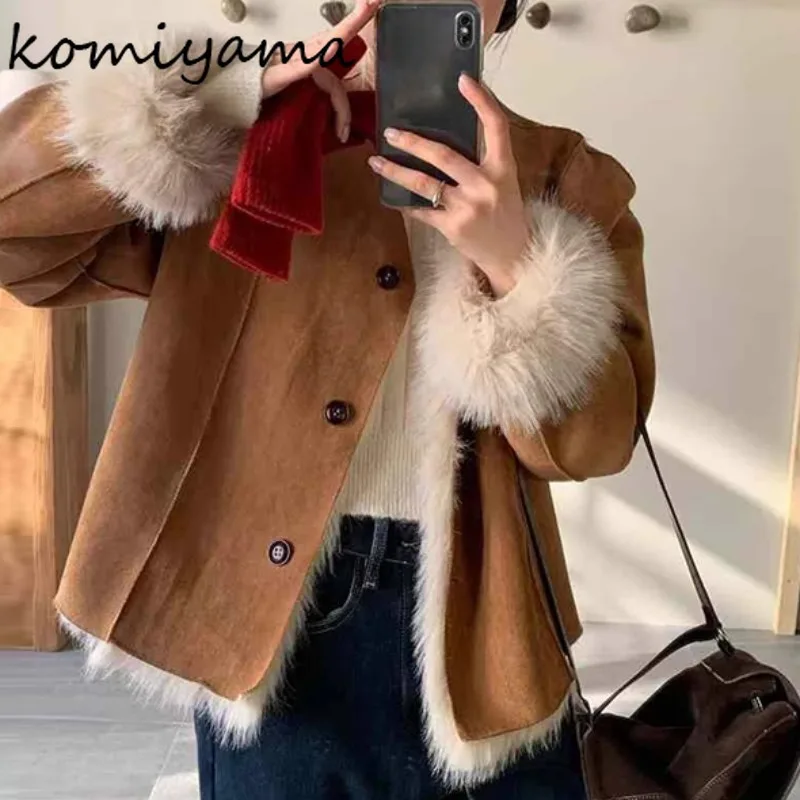 Женская верхняя одежда на 2 способа 2024 свободная теплая куртка Abrigos Invierno с