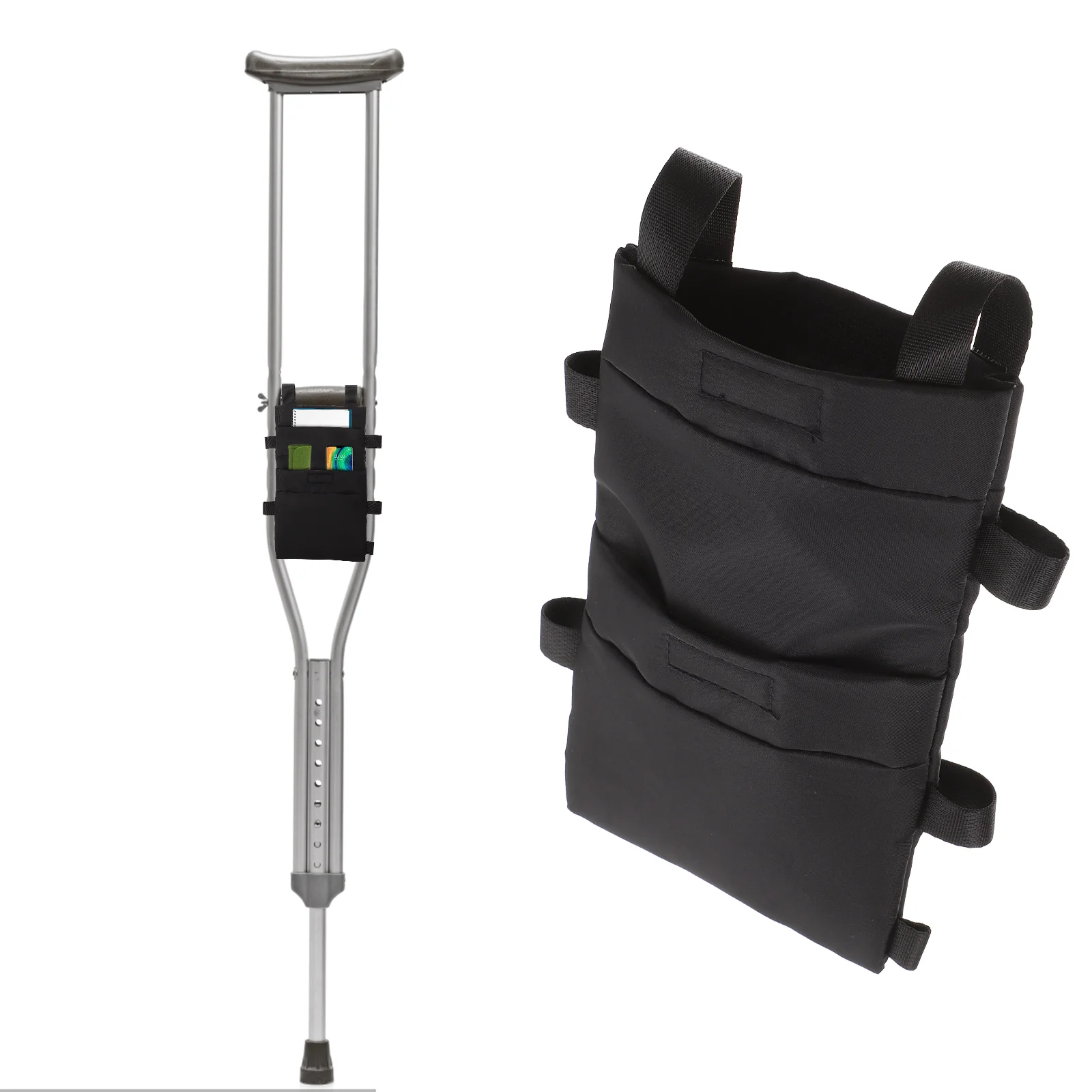 

Crutch Bag Pouch Organizer Storage Accessories Container Pocket Universal Carryingunderarm