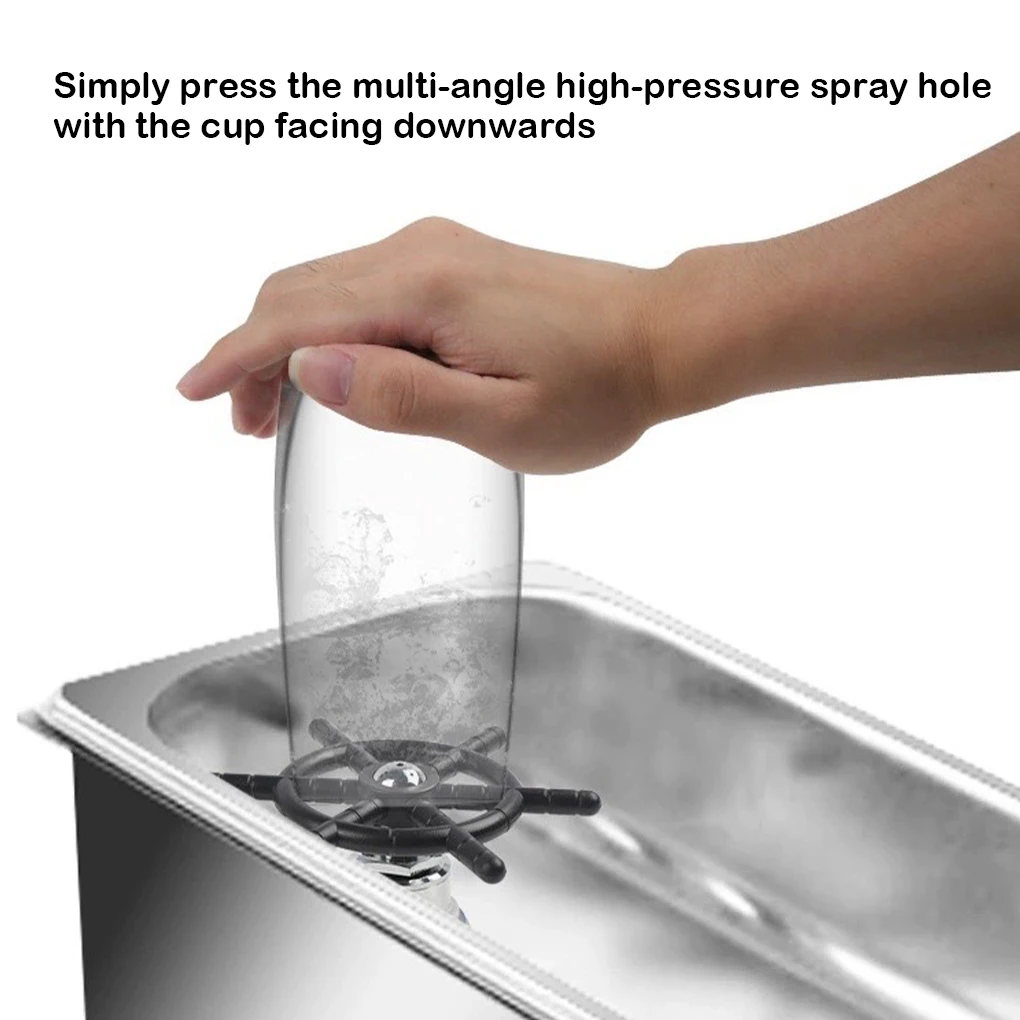 

Wine Glass Rinser Faucet Cups Bottles Cleaning Washing Tool Accessories