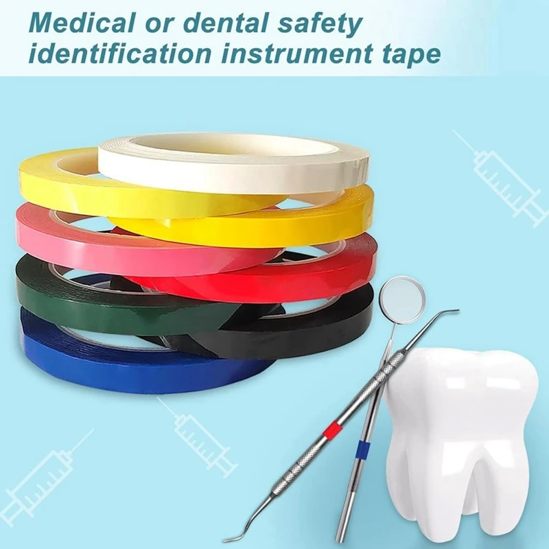 16 рулонов магнитной ленты для идентификации инструментов 216 футов/Д X 0 4 дюйма/Вт