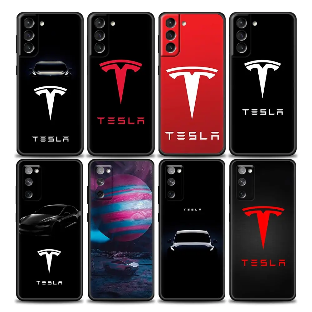 

Funda Phone Case for Samsung Galaxy S22 S8 S9 S10 Lite S10e S21 S20 FE Plus Ultra 4G 5G Case Coque Capa Para New Energy T-Tesla