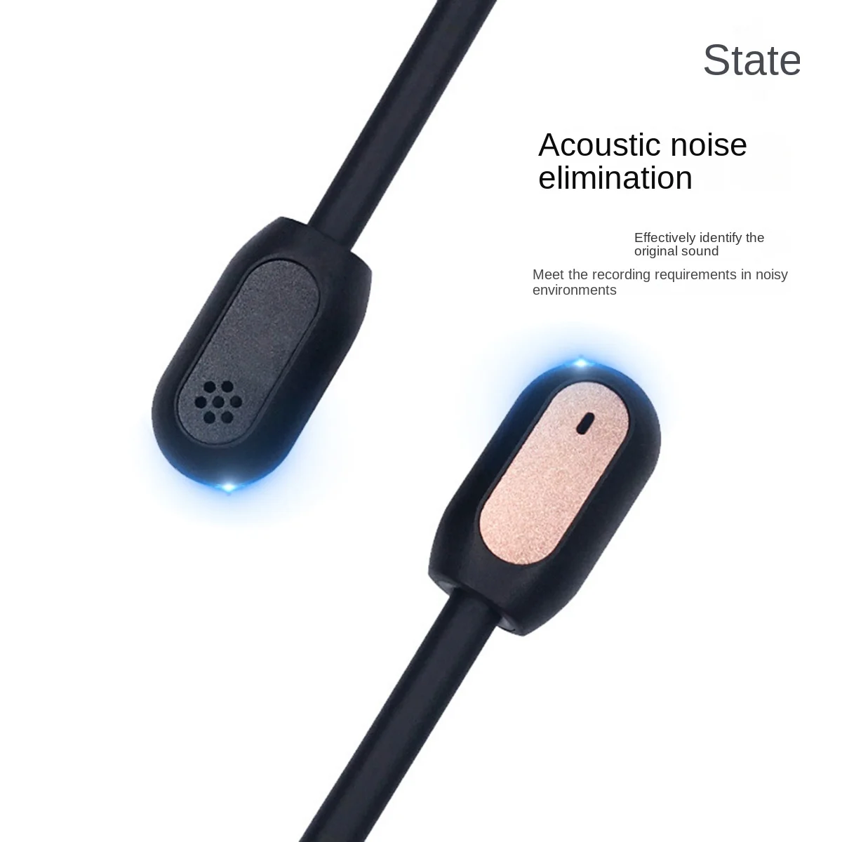 

Noise Reduction Headset Accessories Microphone Mic 3.5mm Plug for BOSE QC35 QC35II Headphones with Microphone Mic