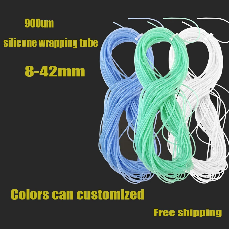 

1000 м Vevor цветная силиконовая обернутая трубка, спиральная оберточная лента, мкм, волоконная силиконовая трубка, съемные электрические кабели, устройство для зачистки проводов