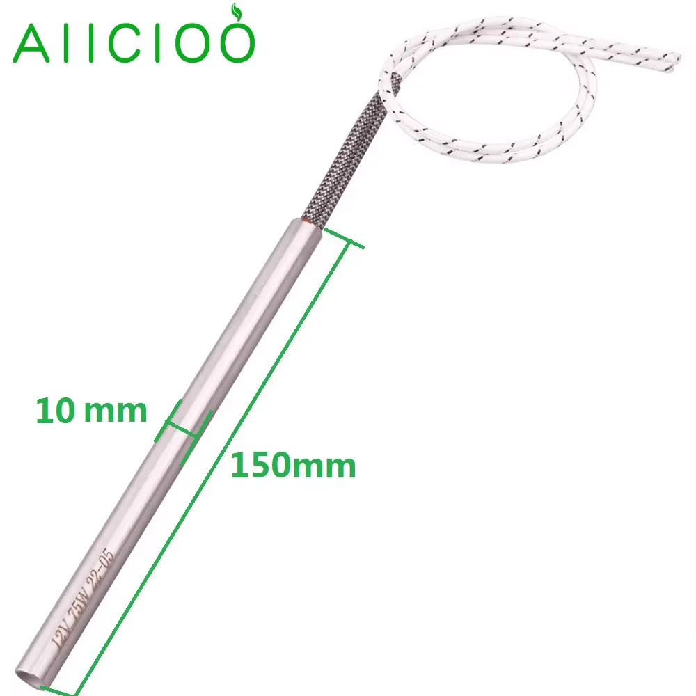

Электрический воспламенитель пеллет 12 В, 50 Вт/75 Вт/100 Вт, нагреватель картриджа для пожарной древесины, элемент SUS304 для деталей плиты/камина