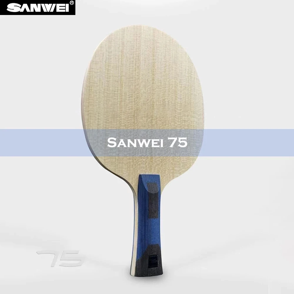 

Оригинальная ракетка для настольного тенниса SANWEI 75 ALC (5 + 2 внешних ракетки ALC, нападения) ALC, карбоновая ракетка для пинг-понга