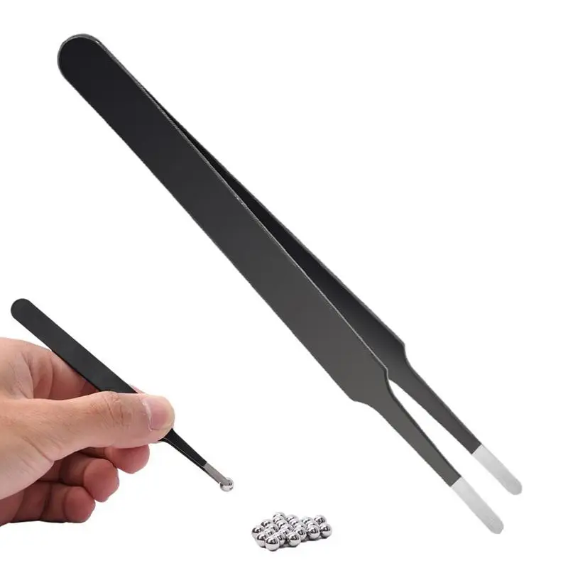 

Tweezers For Crafts Non-Slip Precision Tweezers Bike Tools Portable Stainless Steel Anti-Static Removal Tweezers Bicycle Repair