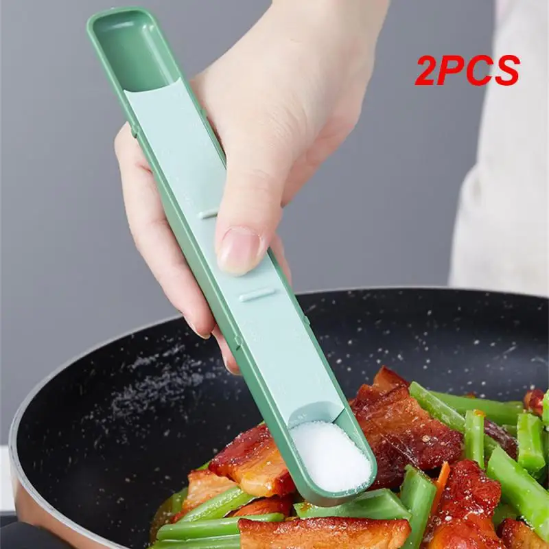 2 шт. дозирующая ложка раздвижная крышка инструменты для управления пищевые