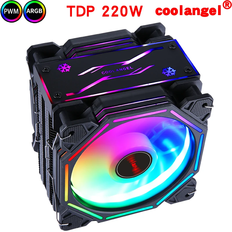 Кулер для процессора 2011 X79 X99, 6 трубок, бесшумный вентилятор для процессора ARGB 120 мм, 4 контакта, ШИМ Вентилятор охлаждения процессора LGA1200 1155 1700 1356 AMD3 AM4, вентилятор для материнской платы ПК Кулер для процессора 2011 X79 X99, 6 трубок, бесшумный вентилятор для процессора ARGB 120 мм, 4 контакта, ШИМ Вентилятор охлаждения процессора LGA1200 1155 1700 1356 AMD3 AM4, вентилятор для материнской платы ПК
