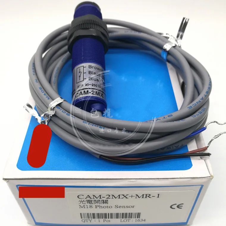 

Новый фотоэлектрический зеркальный датчик фотоэлектрического переключателя CAM-2MX + MR-1 M18