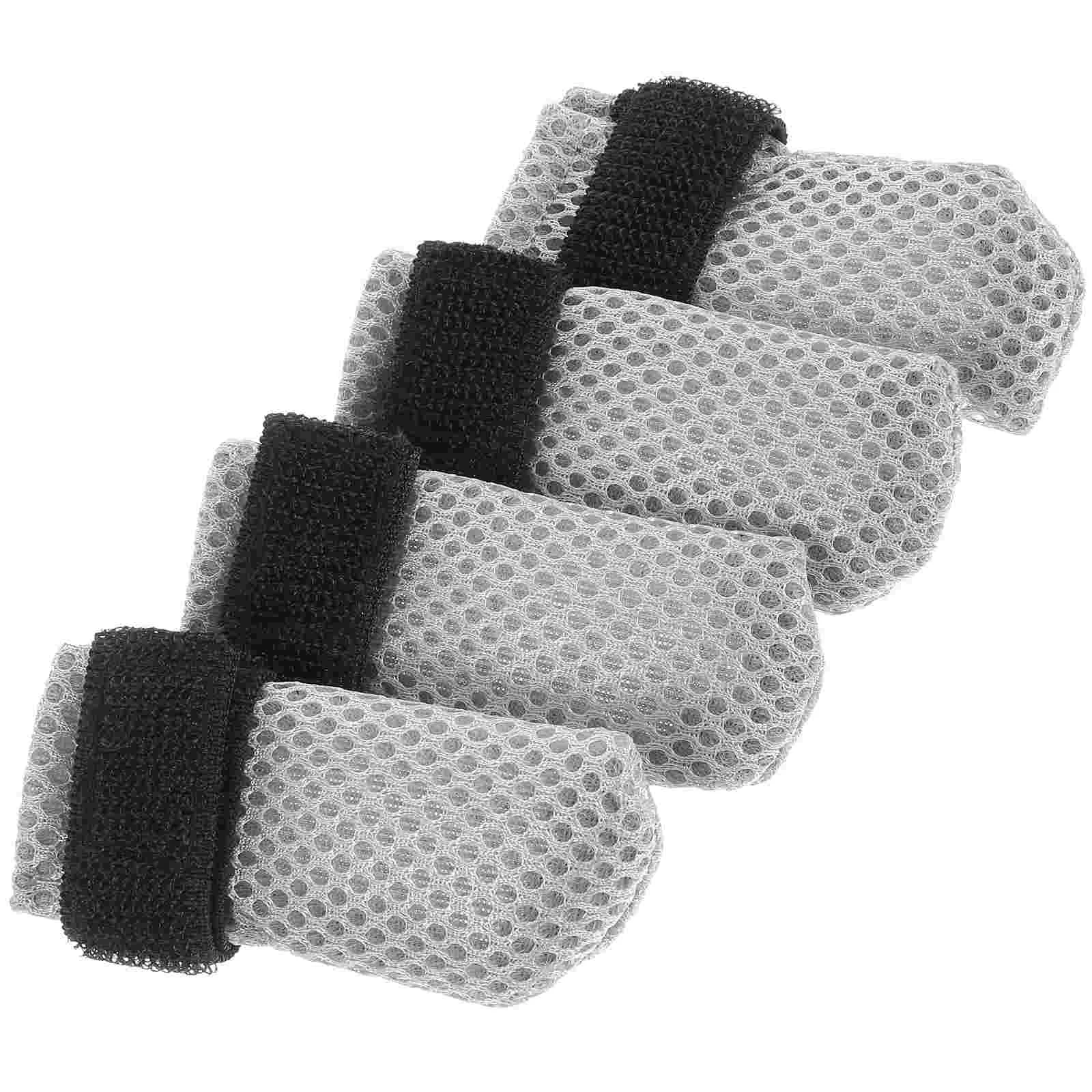 

4Pcs Indoor Cat Paw Socks Cat Foot Protective Cover Kitten Claw Polyester Caps