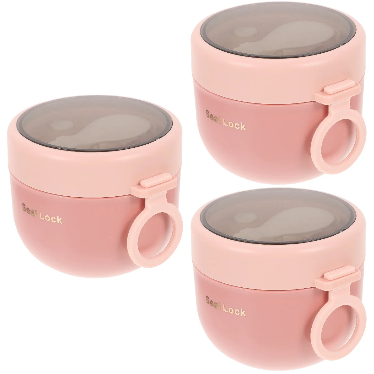 

3 Sets Stainless Steel Breakfast Cup Cereal Cup Multi-use Cup Portable Soup Container