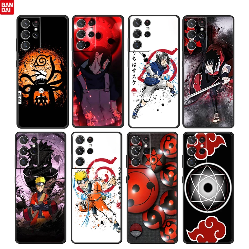 

Anime Naruto Sharingan Hot For Samsung Galaxy S22 S21 S20 Ultra Plus Pro S10 S9 S8 S7 S6 4G 5G Soft Black Phone Case Funda Coque