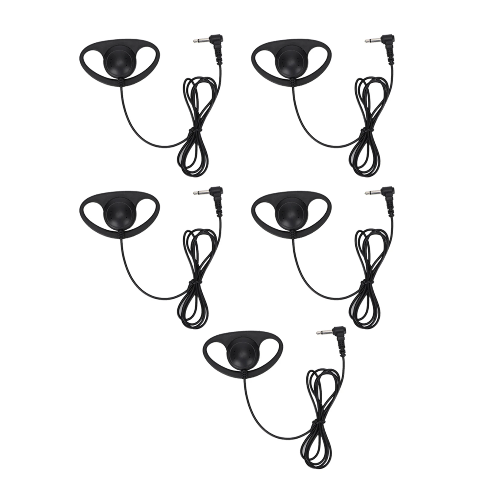 Наушники 3 5 мм разъем d-образный наушник гарнитура для двусторонней радиосвязи