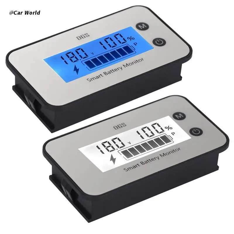 

6XDB Car Waterproof Battery Monitor Indicator Battery Voltage Tester Automotive Acces