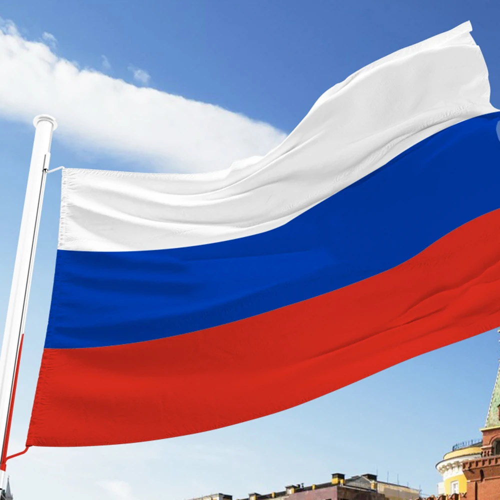 90*150 см белый синий красный российский флаг Российской Федерации рус Флаг