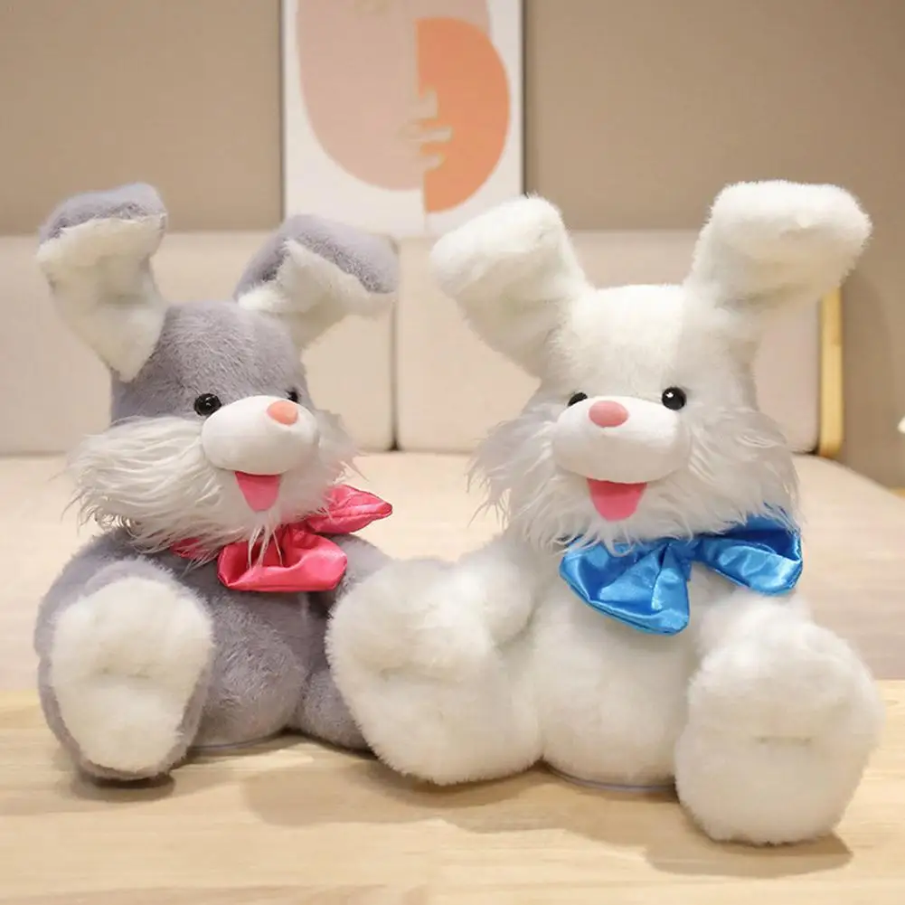 

Игрушечный Пасхальный кролик повторяет, что вы говорите, игрушки для детей, для мальчиков, с мягким пасхальным Кроликом, мягкое животное для детей P9W9