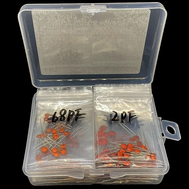 300pcs 30Values 2pf-0.1uf 100nf Ceramic Capacitor Kit 2/3/5/10/15/22/30/33/47/68/75/82/100/220/330/470/680/pf/p 1/1.5/2.2/3.3/NF
