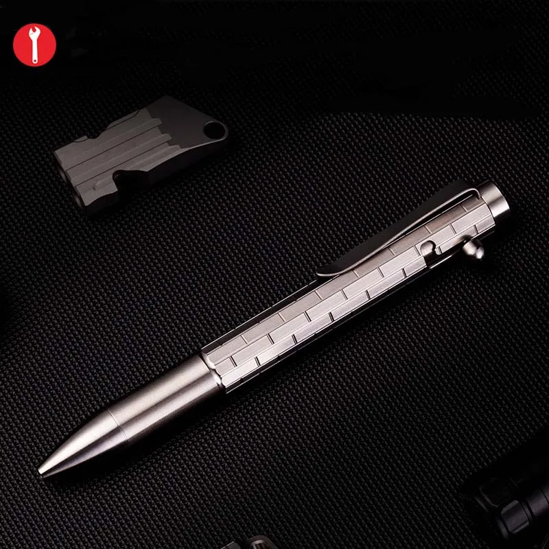 EDC Titanium Alloy Self Defense Survival Safety Tactical Pen  Multi-functional EDC Portable Tools