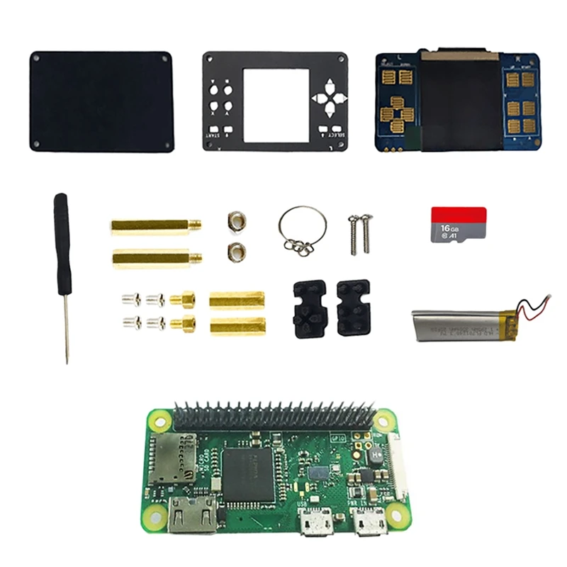 

Для Raspberry Pi Zero W Pi0 комплект игровой консоли 1,54 дюймовый ЖК-дисплей