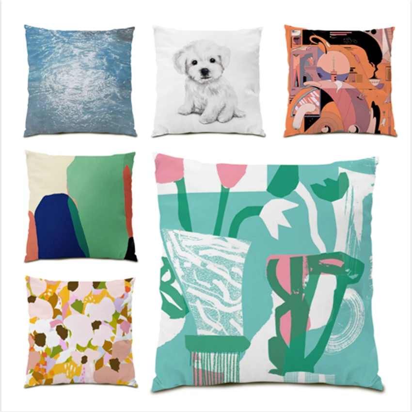 Диваны для гостиной, украшение в скандинавском стиле, домашний декор, искусственная кожа, роскошные наволочки, диверсификация реализма E1148