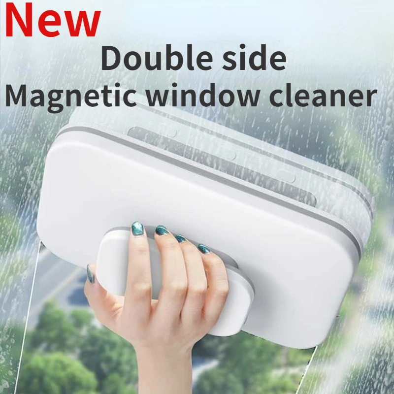 

Новинка, двухсторонний магнитный очиститель окон, Бытовая мойка окон, сухие и влажные двойного назначения, съемные Стеклоочистители
