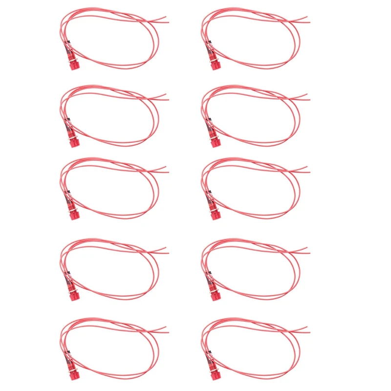 

10X неоновый Индикатор Пилот, сигнальный огонь Red светильник AC 250V W2 провода