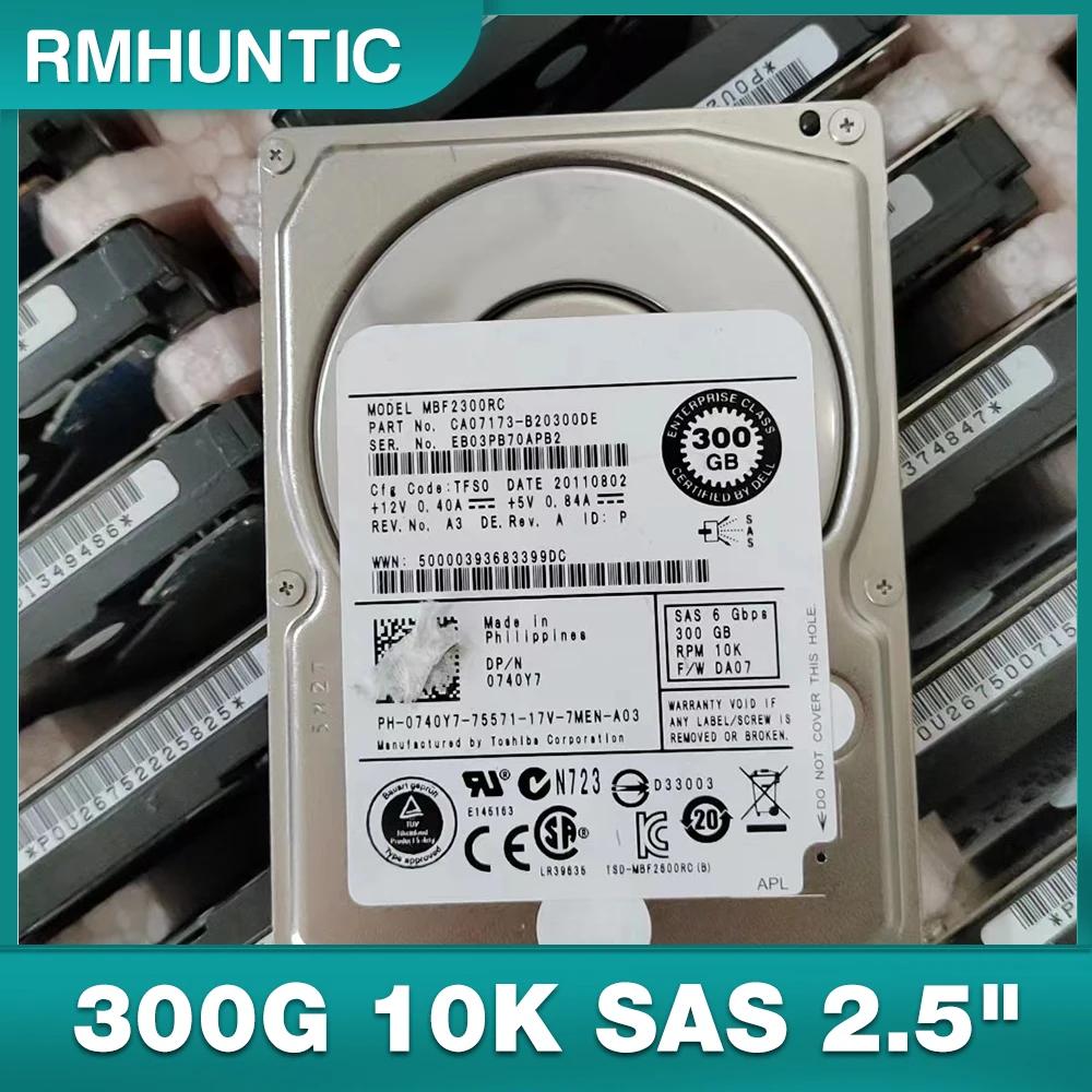 AL13SEB300 For Server Hard Disk HDEBC03GAA51 0MTV7G 300G 10K SAS 2.5