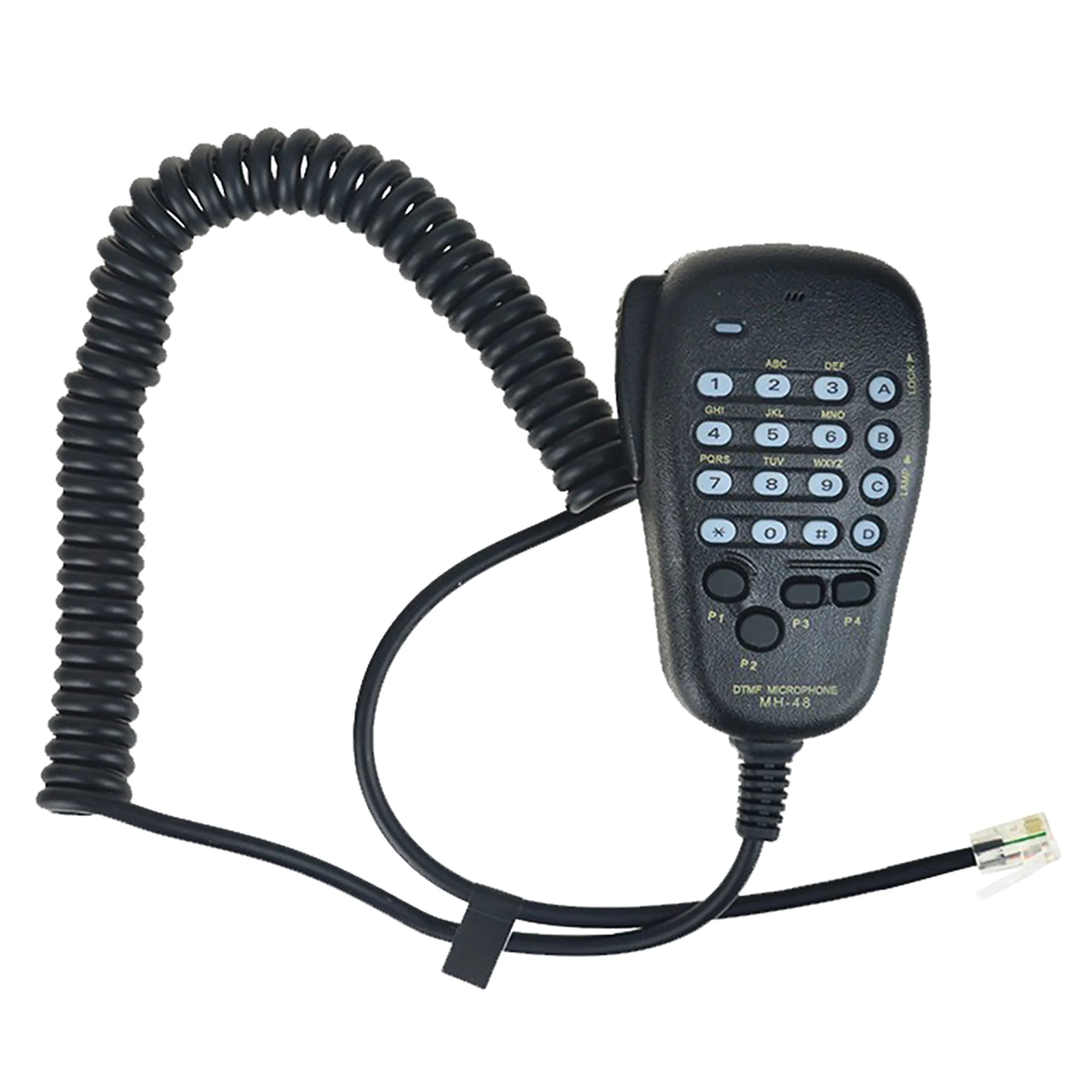 

Protable Mini Car Microphone Waterproof Coil Cord Non Slip DTMF Microphone Handheld Speaker Fit For FT-7800R FT-7900R Accessory