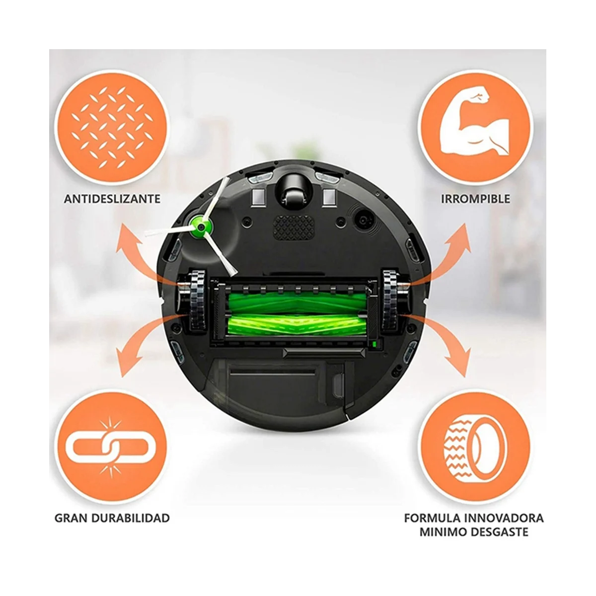 Шины для IROBOT ROOMBA Wheels Series 500 600700 800 и 900 E5 I7 + S9 676980698 противоскользящие аксессуары