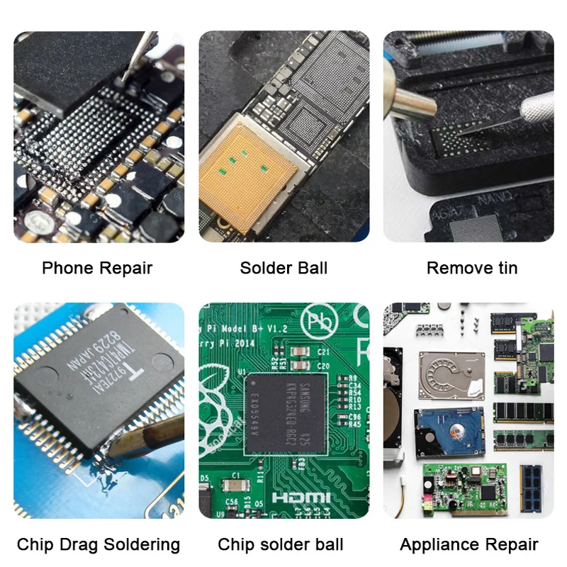 AMTECH NC-559-ASM Paste 100% оригинальная паяльная паста BGA PCB без очистки Сварочная