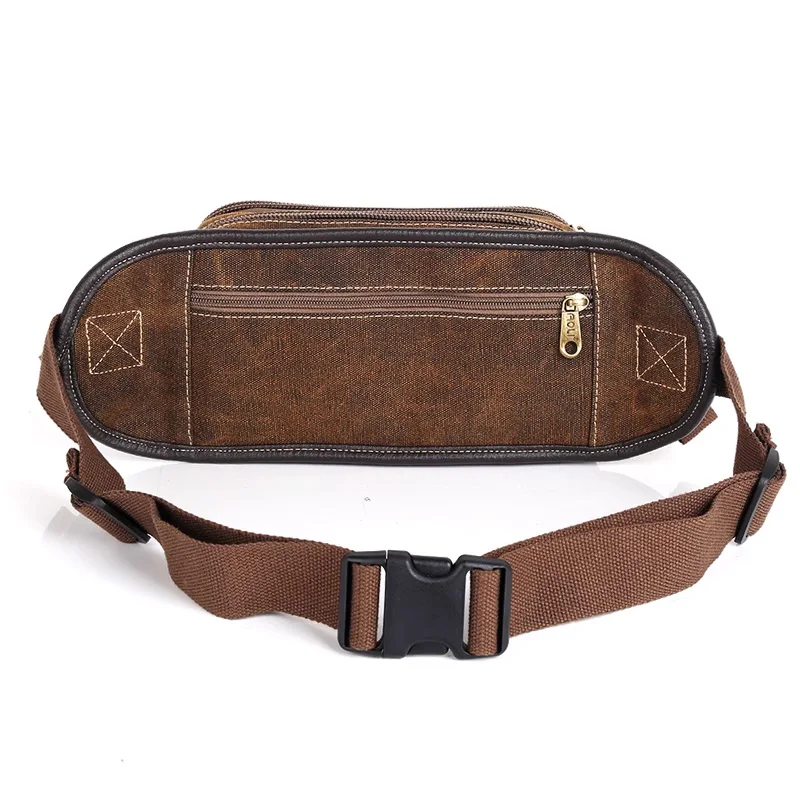 Холщовая поясная сумка Ruil для мужчин уличный спортивный кошелек