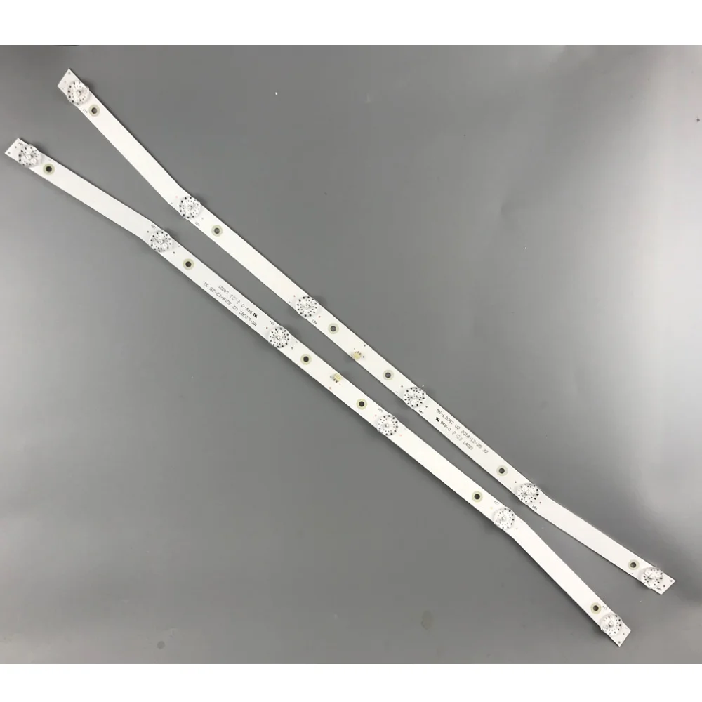 

2pcs LED blaklight strip 6 lamp For JS-D-JP32DM-061EC (80510) MS-L2082 E32DM1000 HE-75 backlight lamp