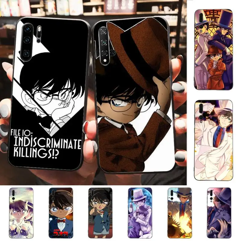 

Detective Conan Phone Case for Huawei P30 40 20 10 8 9 lite pro plus Psmart2019