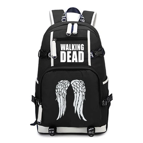 Рюкзак «Ходячие мертвецы» для девочек-подростков и мальчиков, рюкзак для возвращения в школу, холст, дорожный рюкзак для женщин и мужчин, рюкзак для ноутбука Mochila