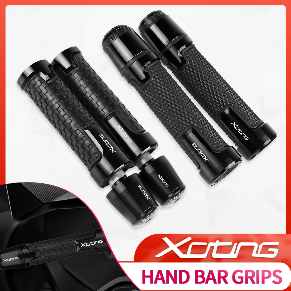 

Motorcycle Accessories Universal handle hand bar grips For YAMAHA KYMCO XCITING 250 300 400 500 handlebar grip ends Xcitng