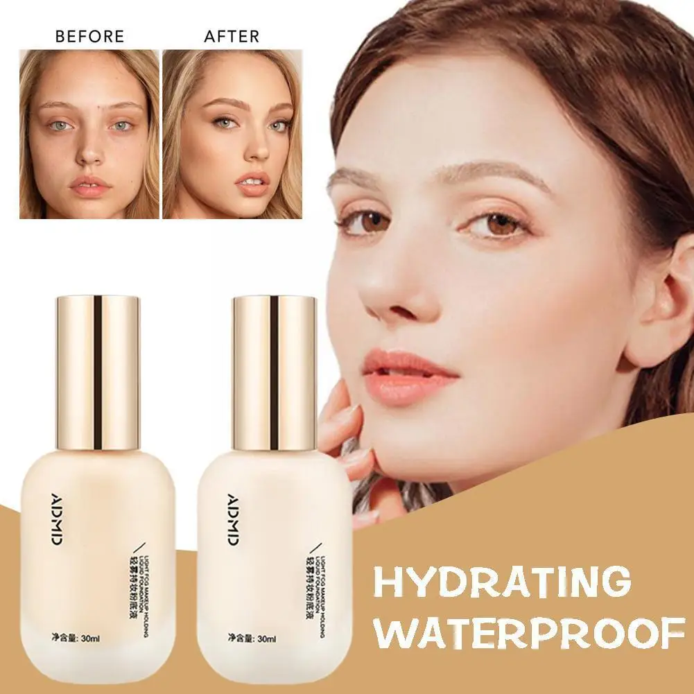 

Liquid Foundation Concealer Long Lasting Oil Control Natural Full Sweatproof BB Moisturizing Cover Makeup Waterproof Cream F0E6