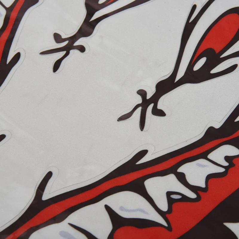 2 шт. водонепроницаемые виниловые наклейки Акулий зубы