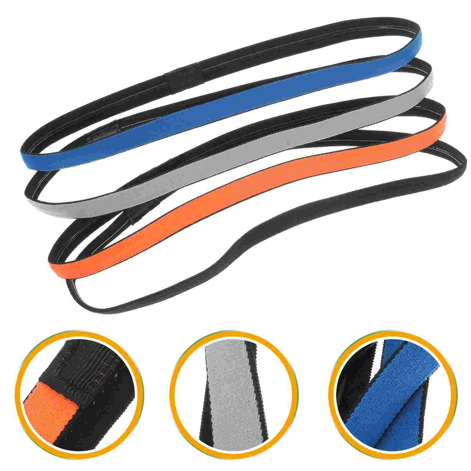 

Headbands Headband Women Running Sports Sweat Sweatbands Wicking Gym Athletic Thin Elastic Accessories Hair Hairband Workout