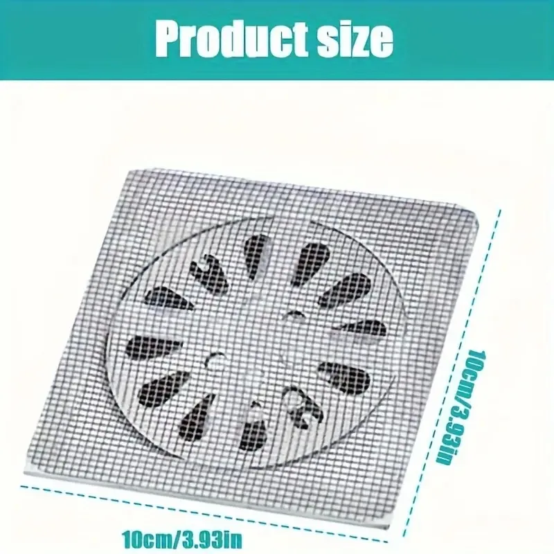 Attrape-Poils для Douche en Maille Couvertures de Vidange Filtre d'Évier Sol Autocollants Accessoire